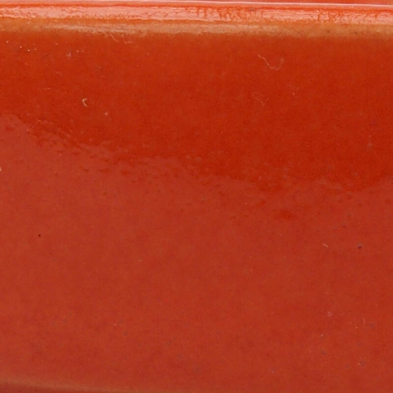 Bol à bonsaï en céramique 9,5 x 8,5 x 3 cm, orange
