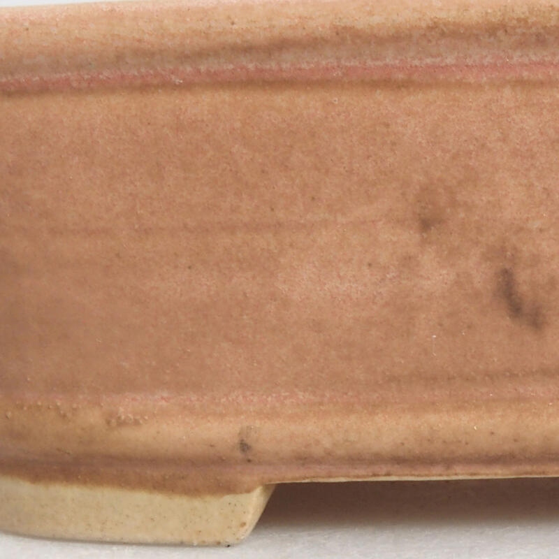 Bol à bonsaï en céramique 9 x 8 x 3,5 cm, rose