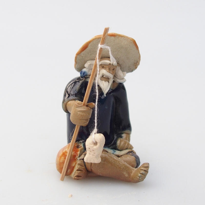 Figurine en céramique - Pêcheur