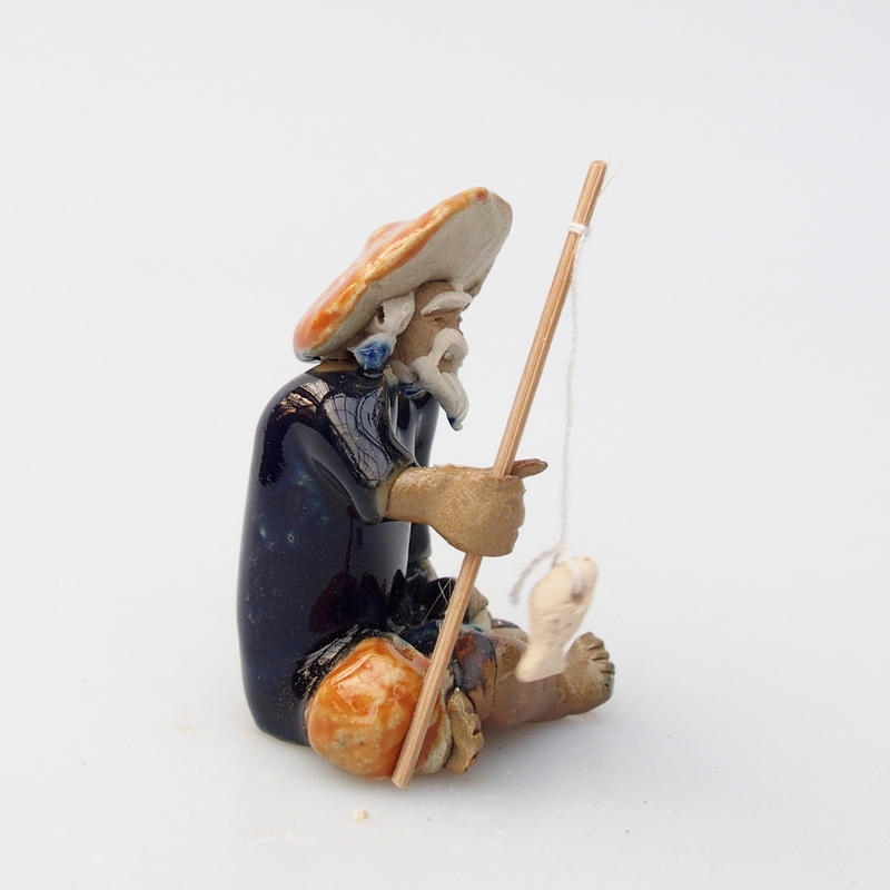 Figurine en céramique - Pêcheur