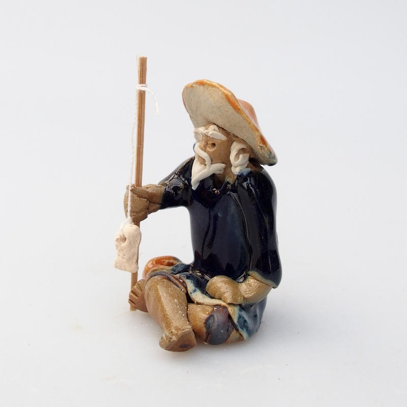 Figurine en céramique - Pêcheur