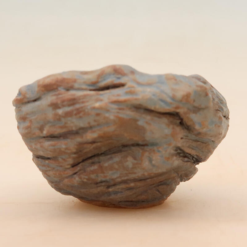 Coquille en céramique 4,5 x 4,5 x 7 cm , couleur bleu