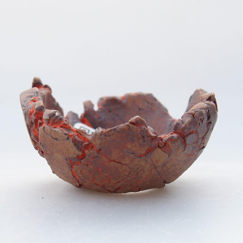 Coquille en céramique 5,5 x 5,5 x 3 cm , couleur orange