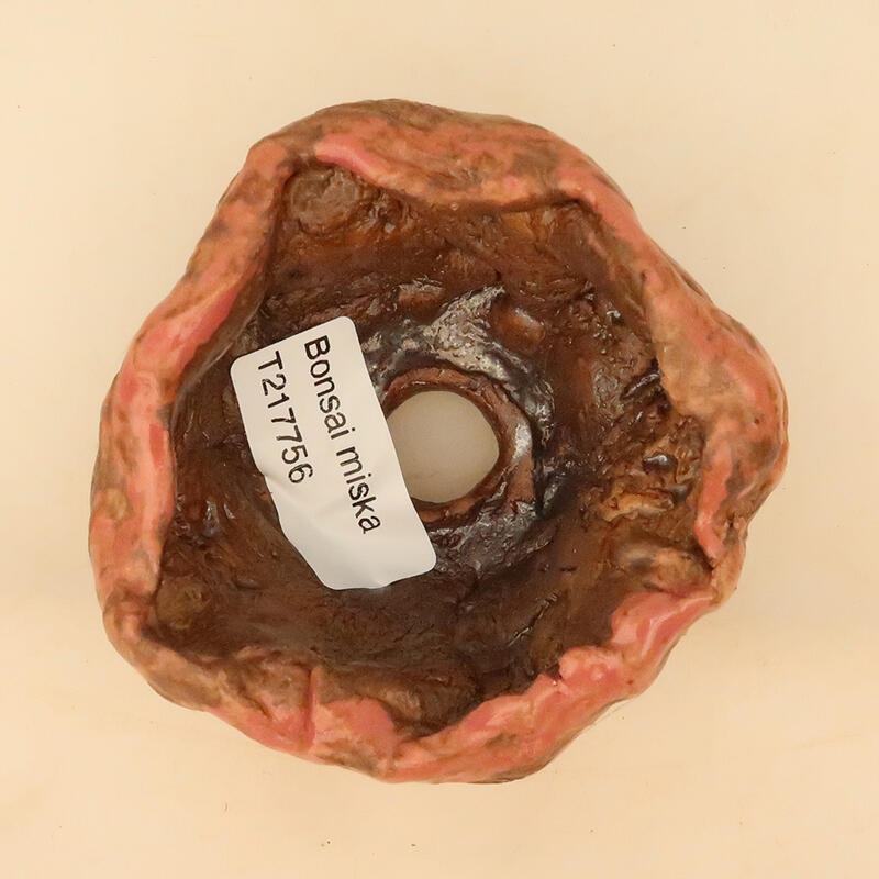 Coquille en céramique 5 x 5 x 6 cm , couleur rose