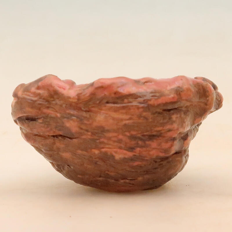 Coquille en céramique 5 x 5 x 6 cm , couleur rose