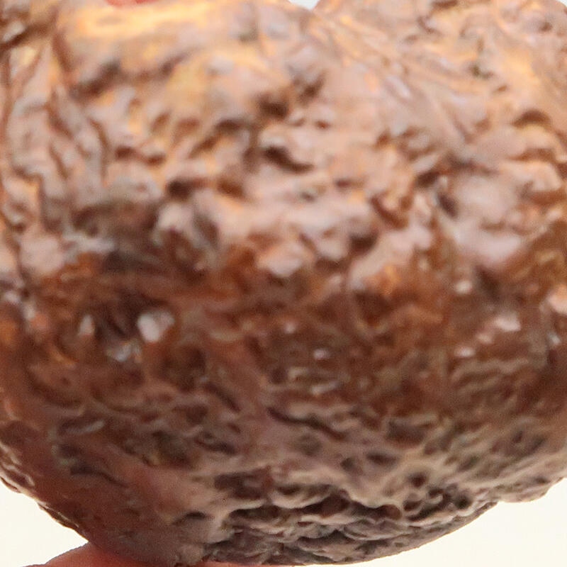 Coquille en céramique 6 x 6 x 8 cm , couleur marron