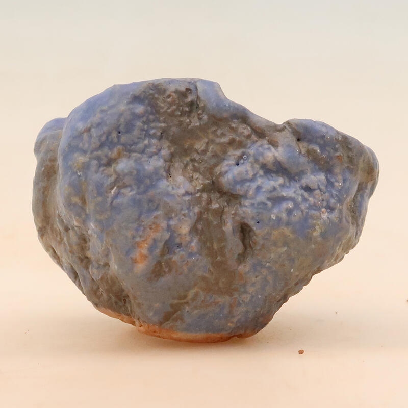 Coquille en céramique 6 x 6 x 9 cm , couleur bleu