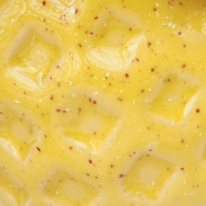 Coquille en céramique 7,5 x 7 x 4 cm , couleur jaune