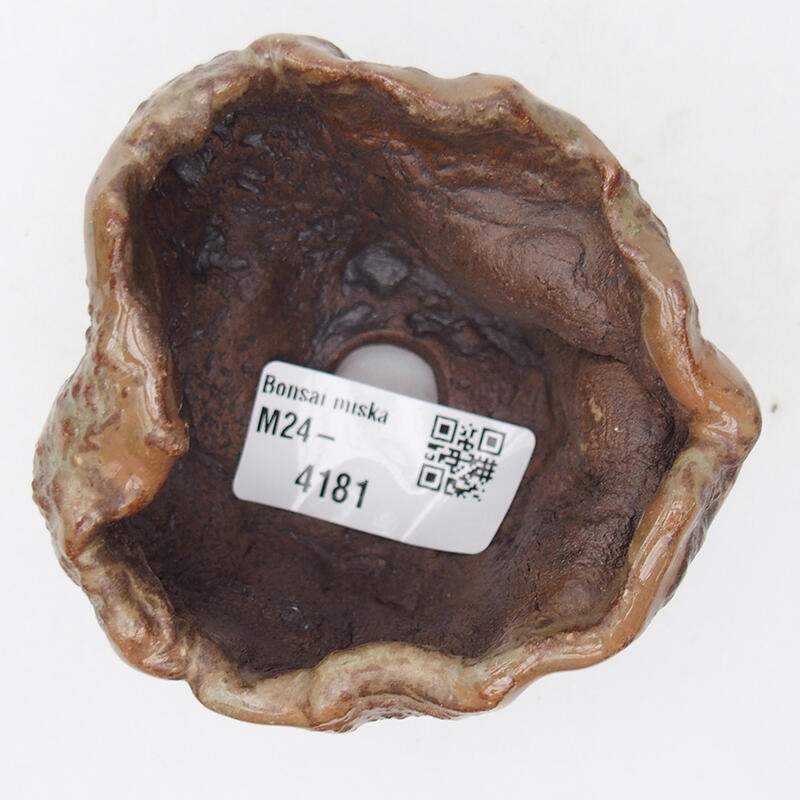 Coquille en céramique 7,5 x 7 x 6 cm , couleur jaune