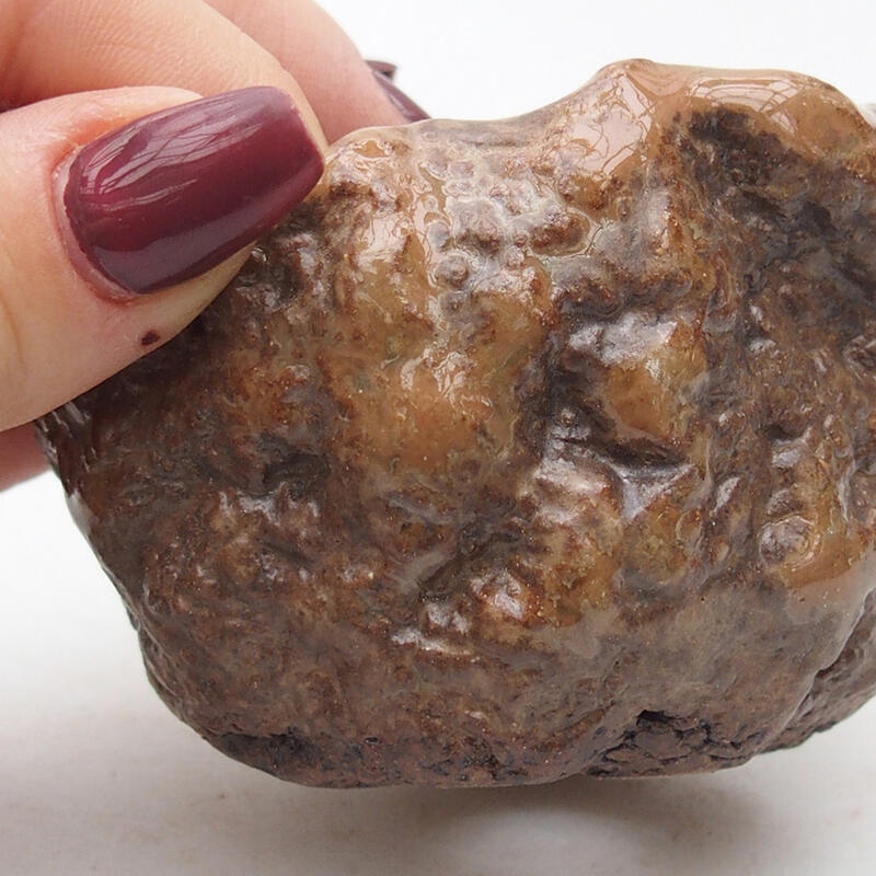 Coquille en céramique 7,5 x 7 x 6 cm , couleur jaune