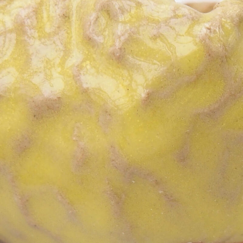 Coquille en céramique 7 x 6 x 3,5 cm , jaune