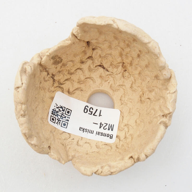 Coquille en céramique 7 x 7 x 5,5 cm , couleur beige