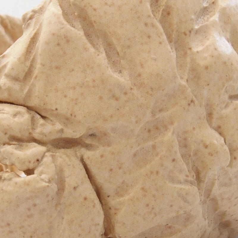 Coquille en céramique 7 x 7 x 5 cm , couleur beige