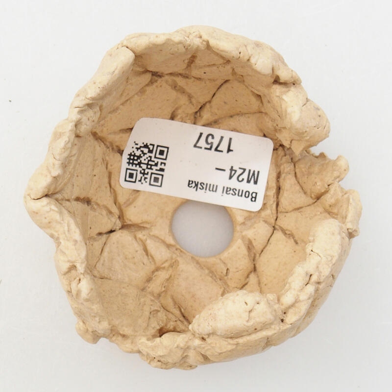 Coquille en céramique 7 x 7 x 5 cm , couleur beige