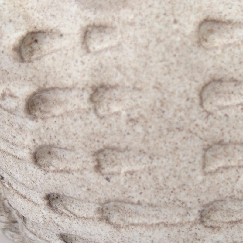 Coquille en céramique 7 x 7 x 5 cm , couleur grise