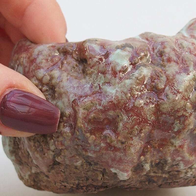 Coquille en céramique 8,5 x 7,5 x 5,5 cm , couleur rose