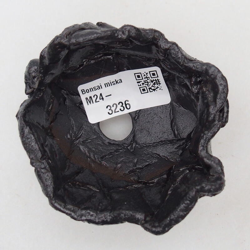 Coquille en céramique 8,5 x 7,5 x 6 cm , couleur noire