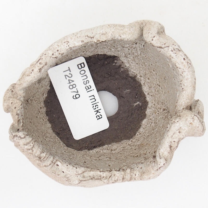 Coquille en céramique 8,5 x 7 x 5 cm , couleur grise