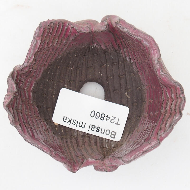 Coquille en céramique 8 x 7,5 x 4,5 cm , couleur rose