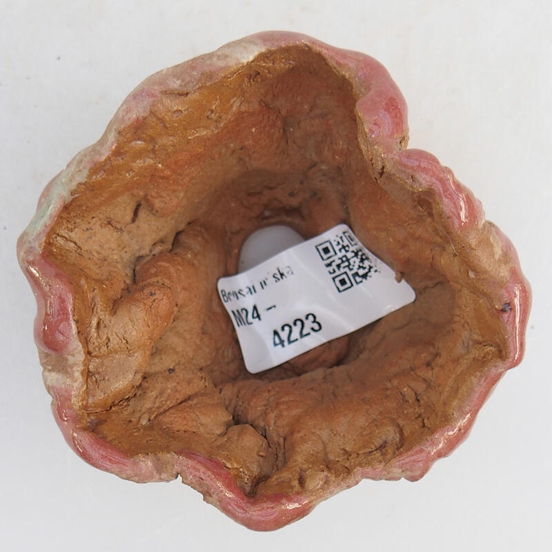 Coquille en céramique 8 x 7,5 x 6 cm , couleur rose