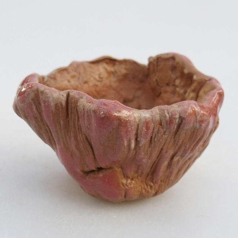 Coquille en céramique 8 x 7,5 x 6 cm , couleur rose