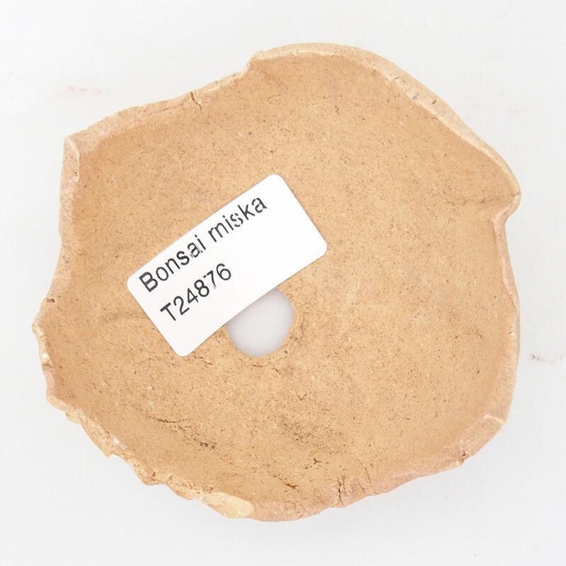 Coquille en céramique 8 x 8,5 x 4,5 cm , couleur beige