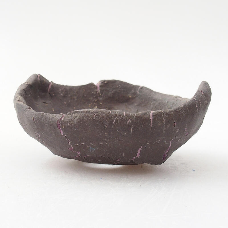 Coquille en céramique  8 x 8 x 4 cm, couleur violette