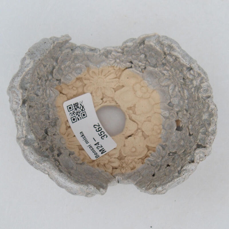 Coquille en céramique 9,5 x 8 x 7 cm , couleur grise