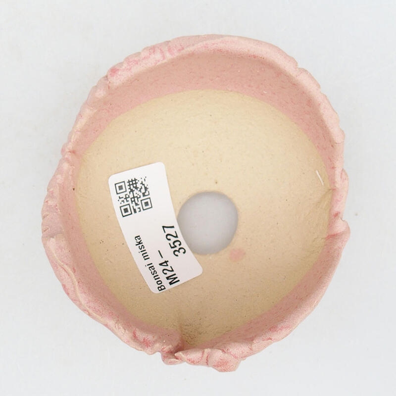 Coquille en céramique 9 x 8,5 x 5,5 cm , couleur rose