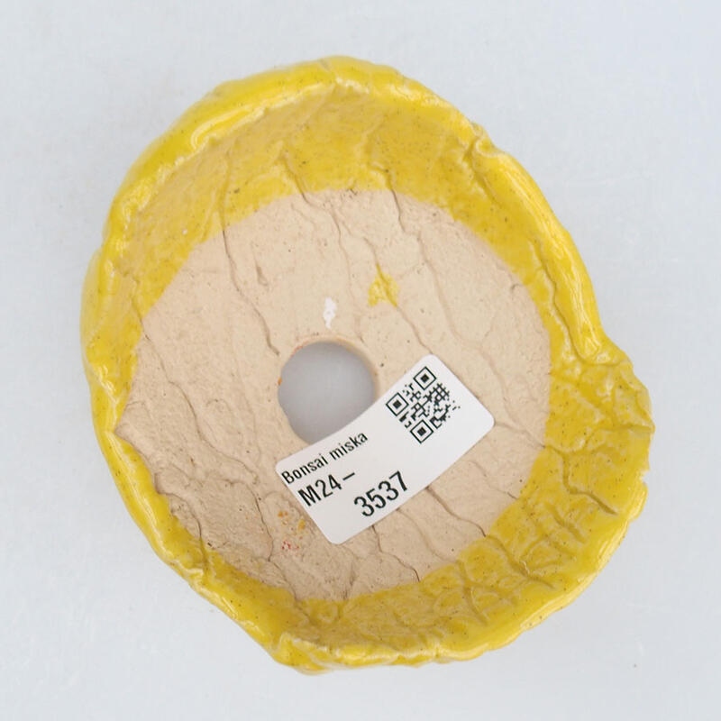Coquille en céramique 9 x 8,5 x 7 cm , jaune