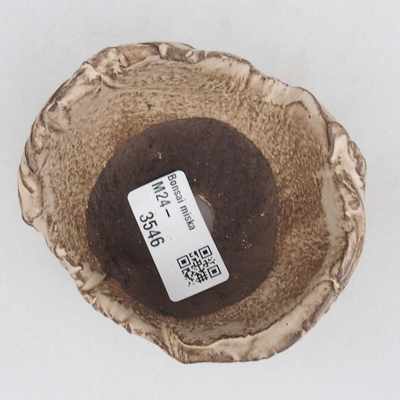 Coquille en céramique 9 x 8 x 5,5 cm , couleur beige