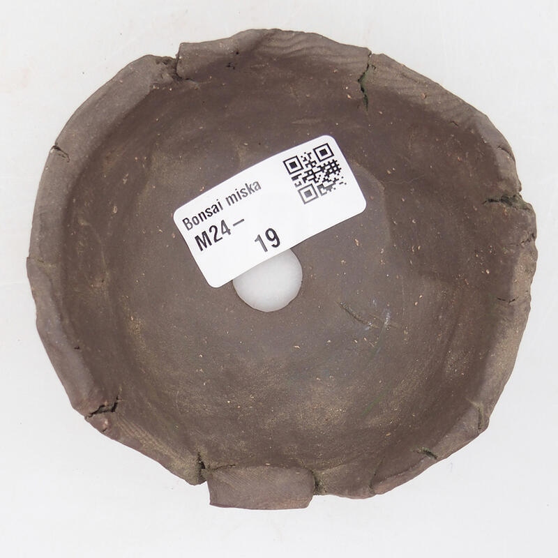 Coquille en céramique 9 x 9 x 4,5 cm , couleur verte