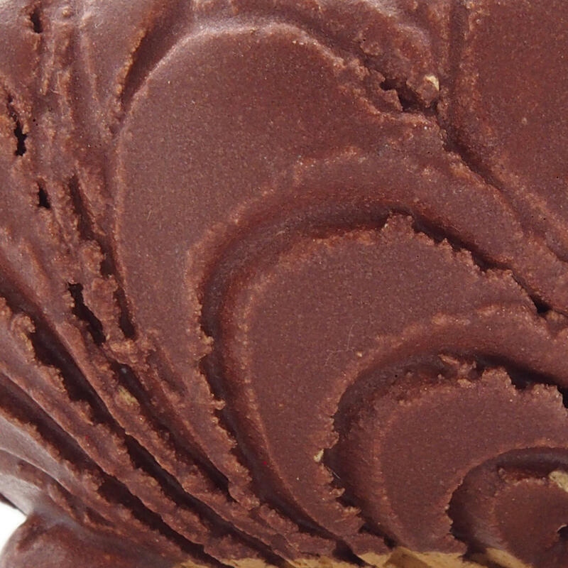 Coquille en céramique 9 x 9 x 5,5 cm , couleur marron