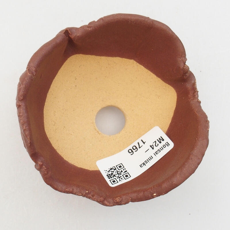 Coquille en céramique 9 x 9 x 5,5 cm , couleur marron