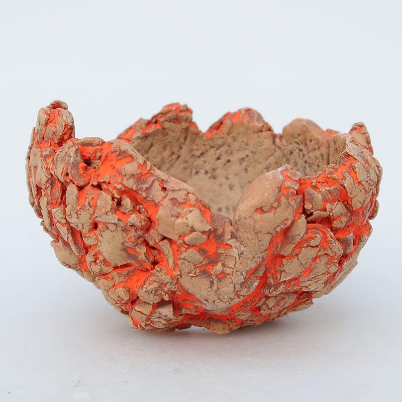 Coquille en céramique  9 x 9 x 5,5 cm, couleur écru