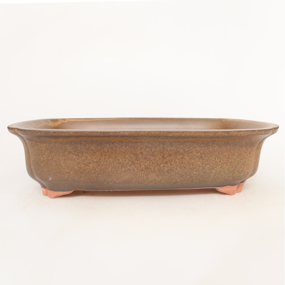 Bol en céramique  24 x 17 x 6 cm, couleur marron