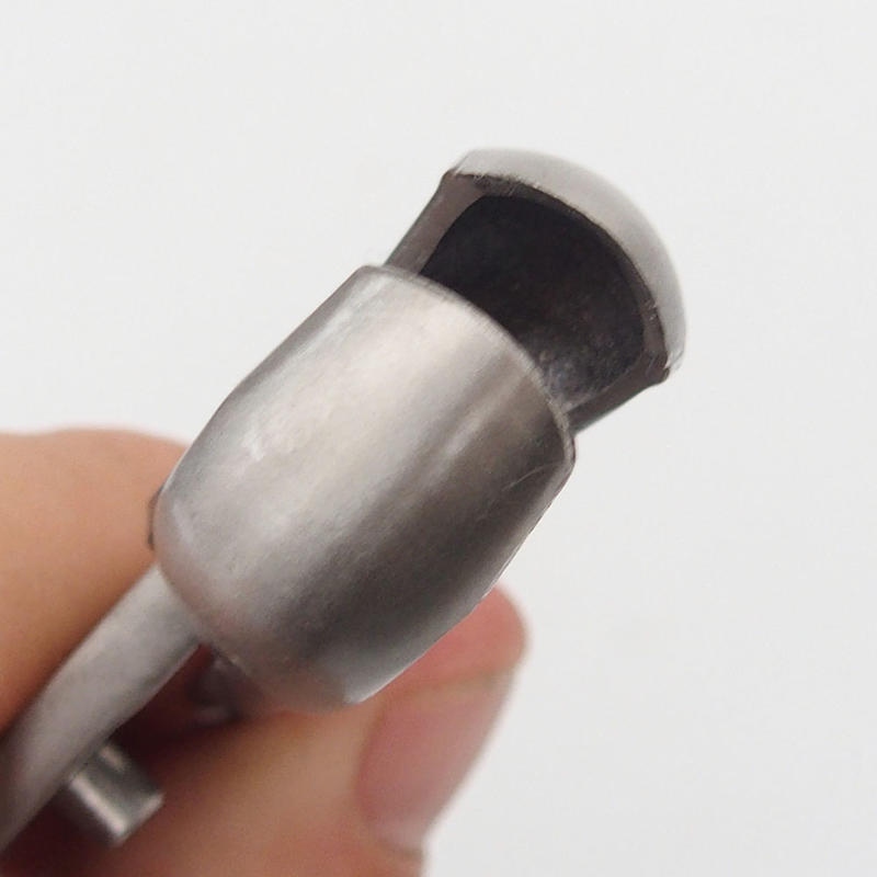 Pince à bec concave 180 mm - Acier inoxydable