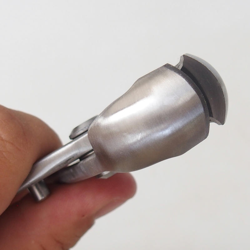 Pince à bec concave 210 mm - Acier inoxydable