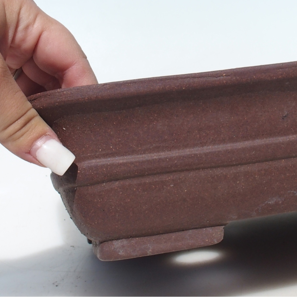 Bol pour bonsaï 30 x 24 x 7,5 cm bouleau brun