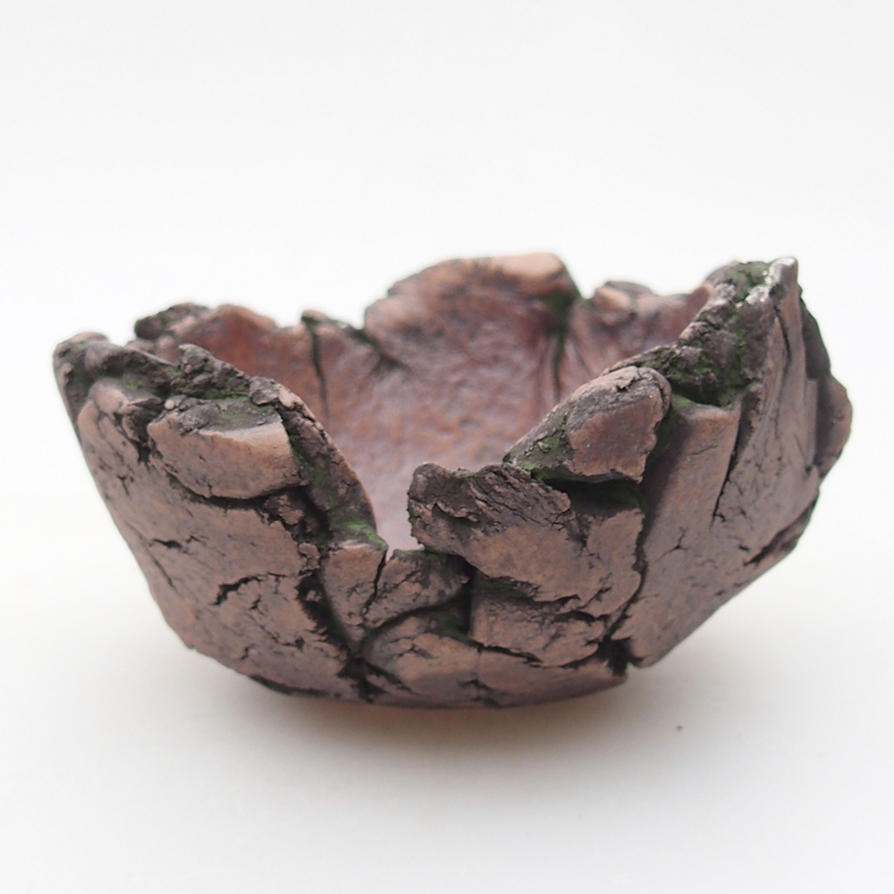 Coquille en céramique 9,5 x 9,5 x 6 cm , couleur verte