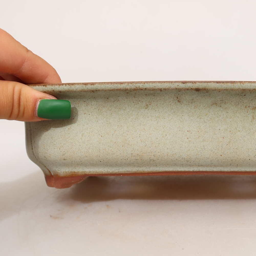 Bol en céramique  24 x 17 x 6 cm, couleur beige
