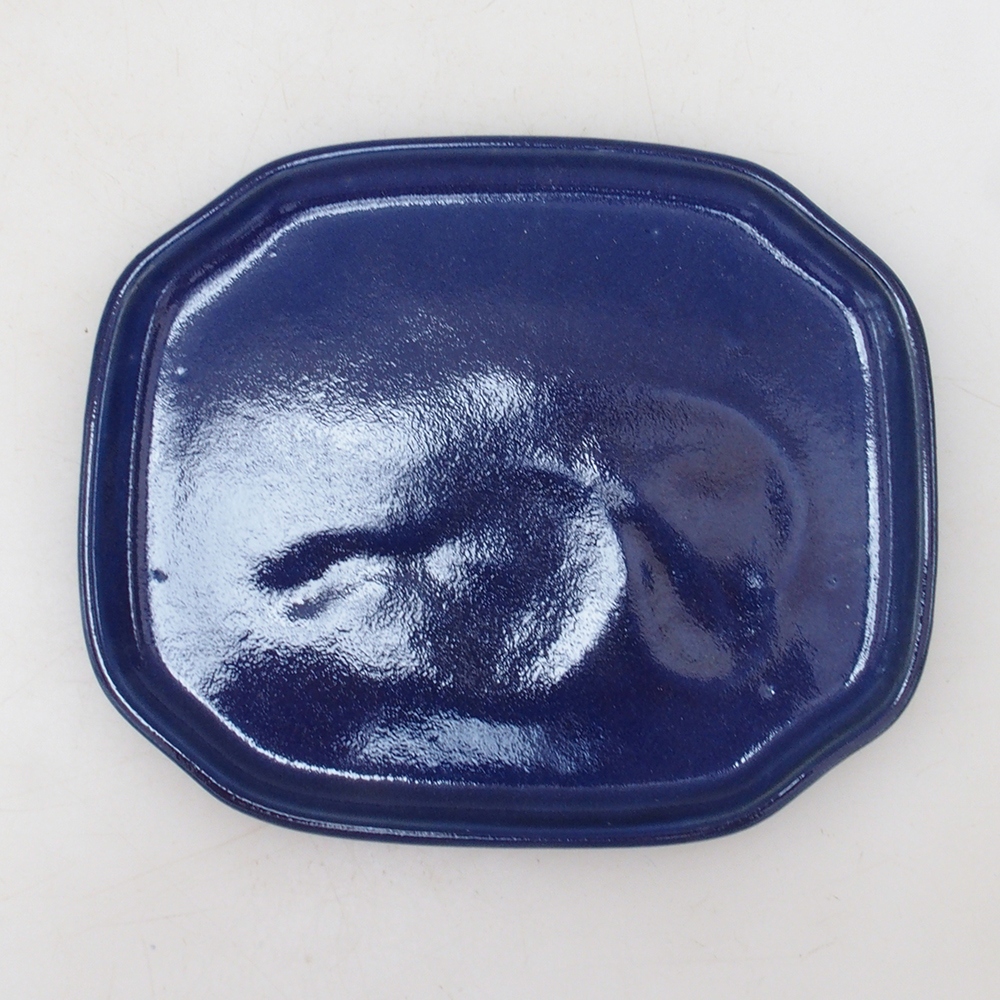 Bol en céramique H31 - 15 x 13 x 1 cm - bleu