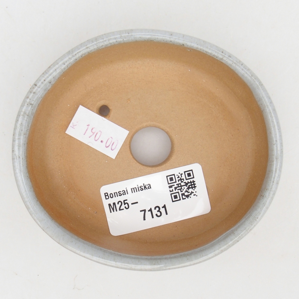 Bol à bonsaï en céramique 9,5 x 8 x 3 cm, gris