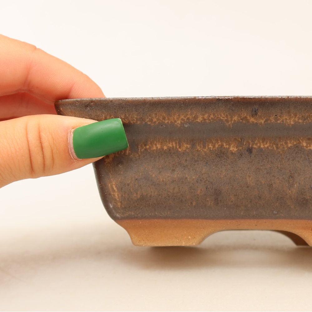 Bol en céramique  14,5 x 10 x 5 cm , couleur marron
