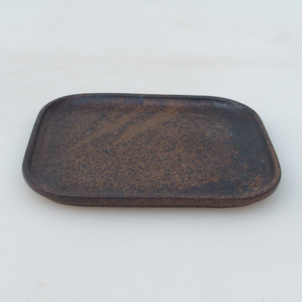 Bol en céramique H37 - 14,5 x 13 x 1 cm - brun