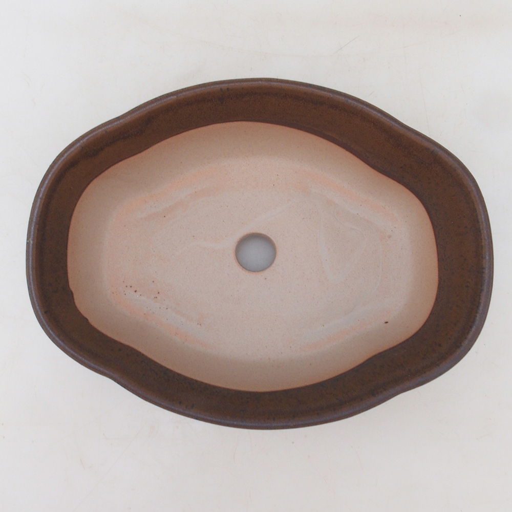 Bol à bonsaï H75 - 19 x 14 x 6,5 cm - brun