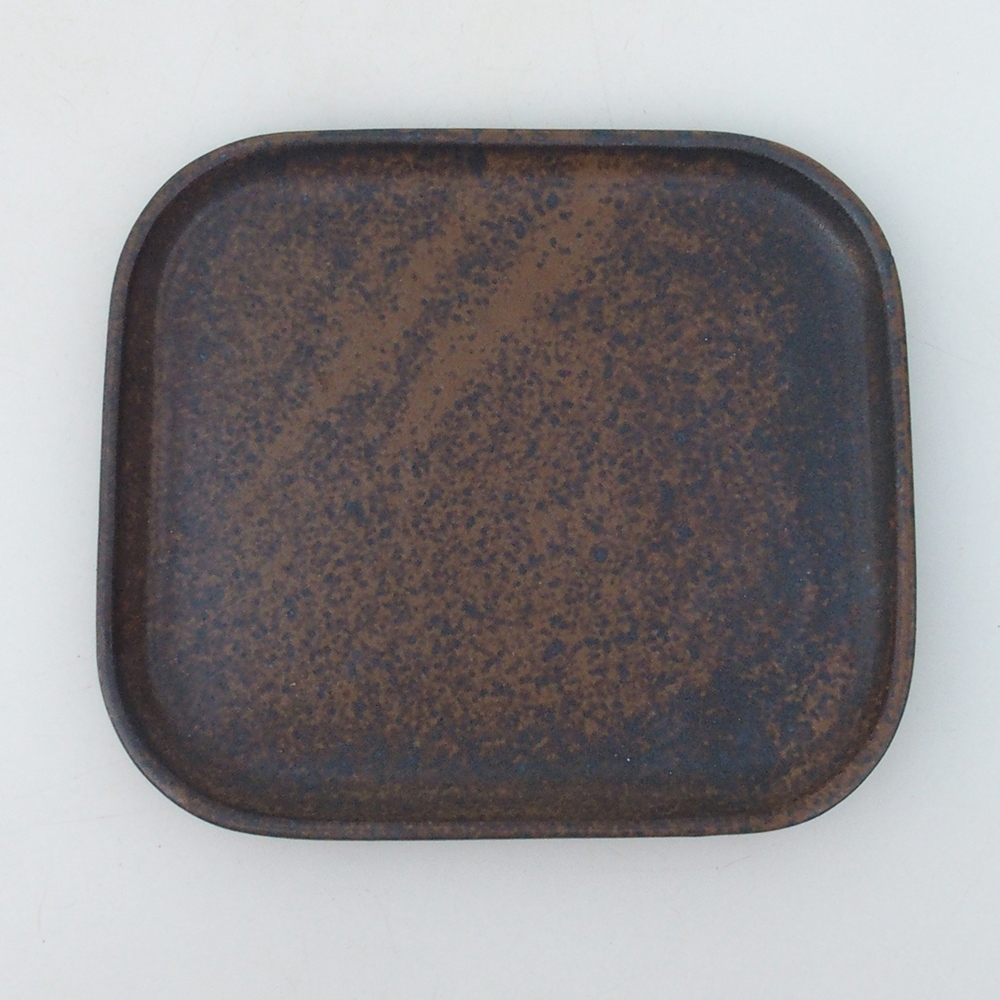 Bol en céramique H37 - 14,5 x 13 x 1 cm - brun