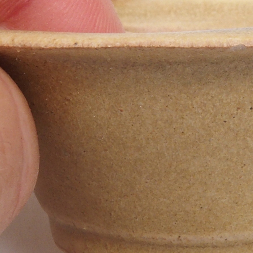 Mini bol bonsaï 7 x 7 x 2,5 cm, brun