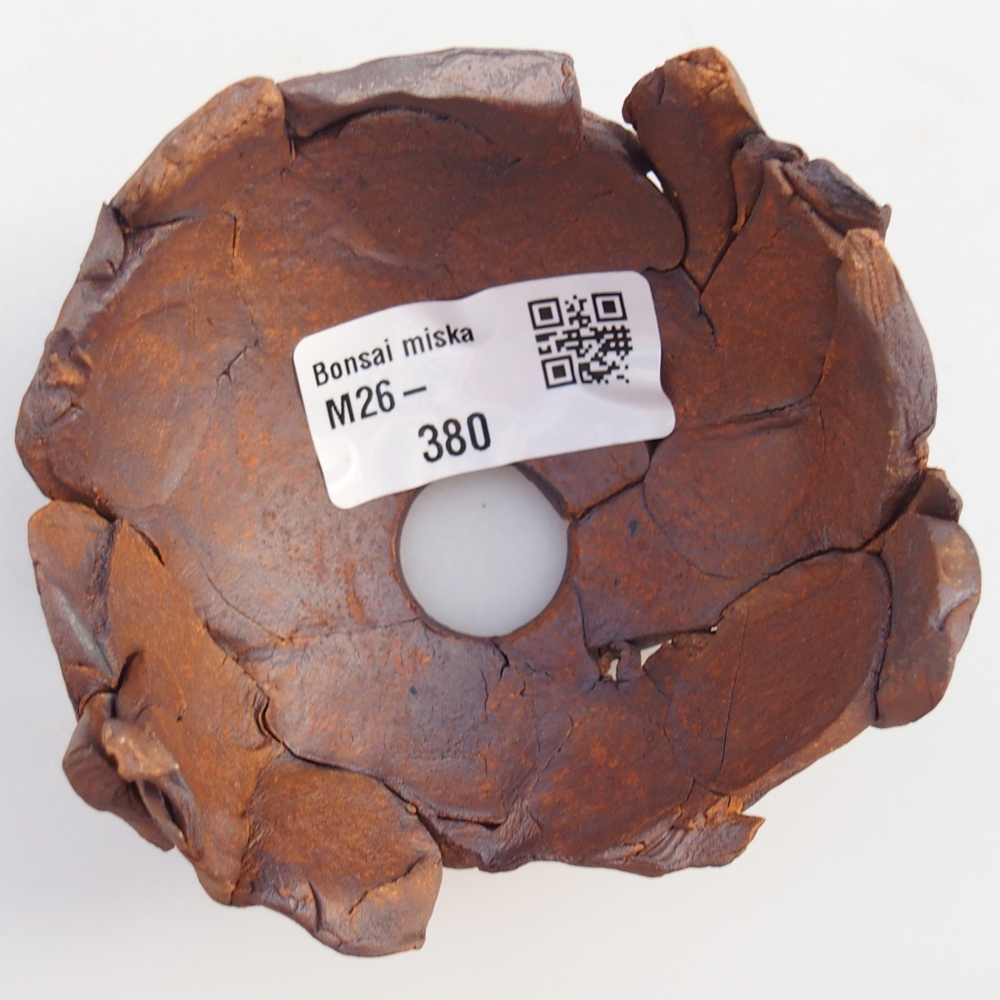 Coquille en céramique 8,5 x 8,5 x 5,5 cm , couleur marron