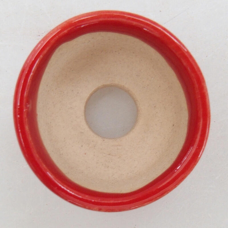 Mini bol bonsaï 2,5 x 2,5 x 2 cm, couleur rouge